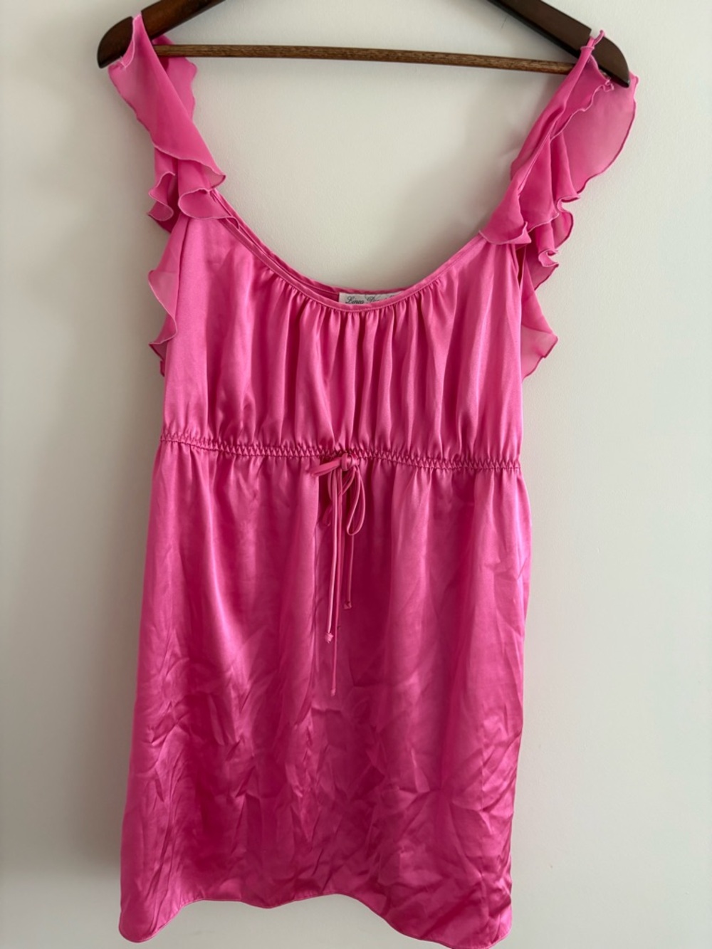 Women’s Silky Satin Nightgown Dress Large